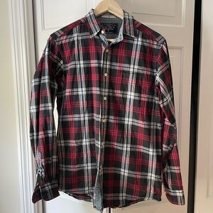 Men’s Nautical Plaid Button Down Shirt. Size S.